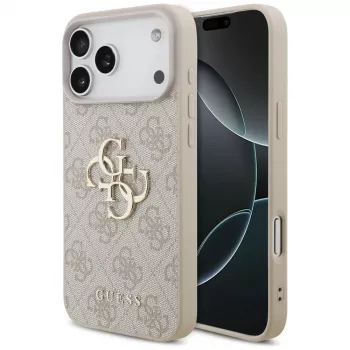 GUESS 4G Big Logo puzdro pre Apple iPhone 17 Pro Max / 18 Pro Max - ružové