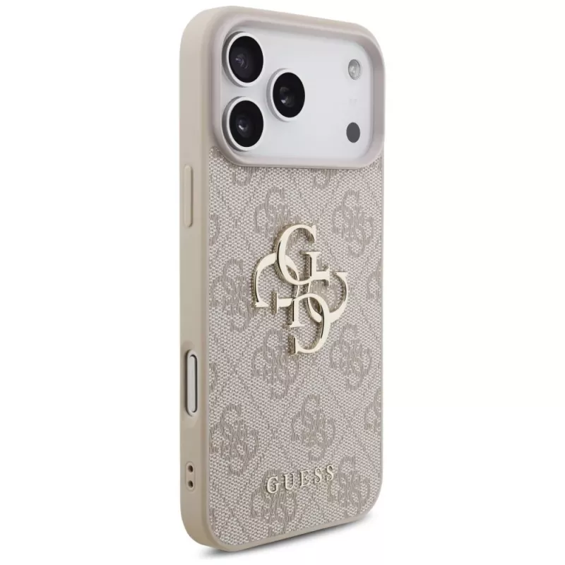 GUESS 4G Big Logo puzdro pre Apple iPhone 17 Pro Max / 18 Pro Max - ružové