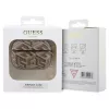 GUESS GUE003033 GCube Charm AirPods Pro puzdro hnedé