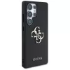 GUESS Grained Big 4G Logo Small Classic Logo puzdro pre Samsung Galaxy S25 Ultra - čierne