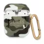 GUESS Camo Collection AirPods 1/2 puzdro zelená/khaki