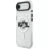 Karl Lagerfeld IML Choupette Sketch Logo Puzdro MagSafe pre iPhone Air, Priehľadné