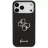 GUESS Fixed Glitter Big 4G puzdro pre iPhone 18 Pro Max / 17 Pro Max - čierna
