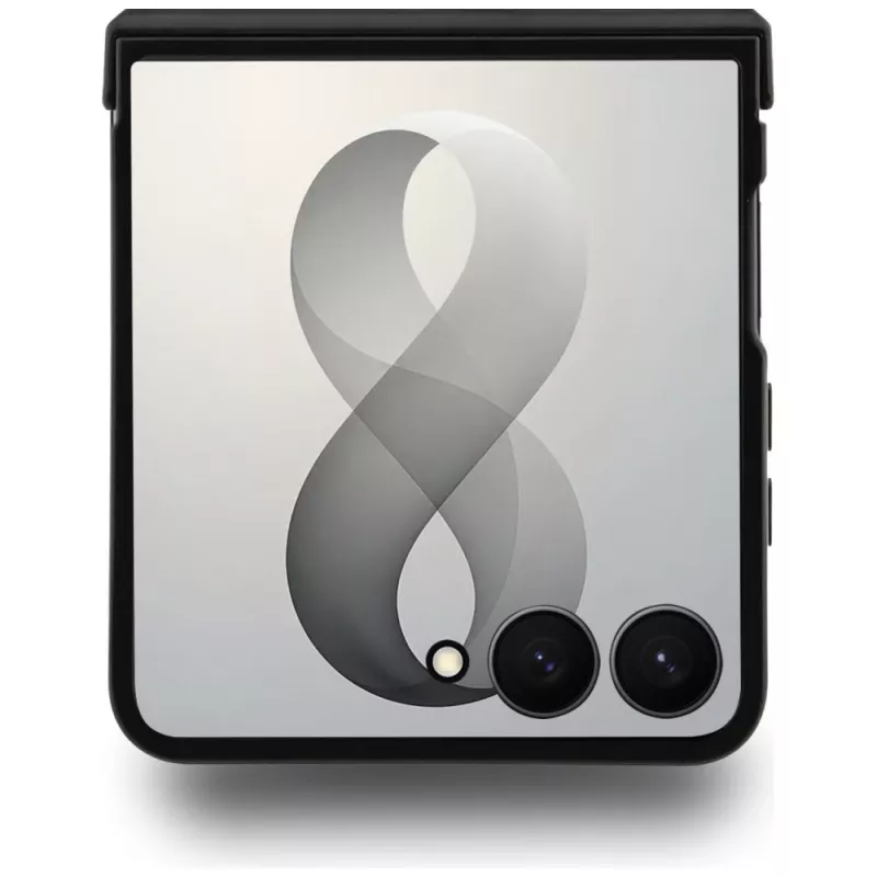 GUESS 4G Classic MagSafe puzdro pre Samsung Galaxy Z Flip5 – hnedá