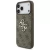 GUESS 4G Big Logo puzdro pre iPhone 17 Pro Max / 18 Pro Max - hnedá