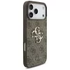 GUESS 4G Big Logo puzdro pre iPhone 17 Pro Max / 18 Pro Max - hnedá
