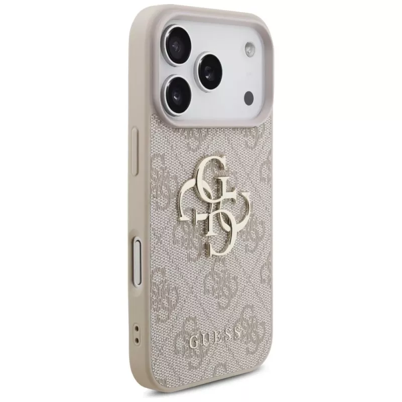 GUESS 4G Big Logo puzdro pre Apple iPhone 17 Pro / 18 Pro - ružová