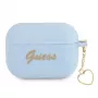 Guess GUAPLSCHSB AirPods Pro puzdro modrá silikón Charm Heart Collection