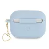 Guess GUAPLSCHSB AirPods Pro puzdro modrá silikón Charm Heart Collection