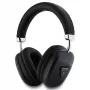 GUESS Bluetooth 5.3 over-ear slúchadlá s kovovým trojuholníkovým logom - čierna