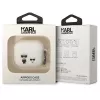Karl Lagerfeld KLACA3SILKCW AirPods 3 puzdro biela silikón Karl & Choupette