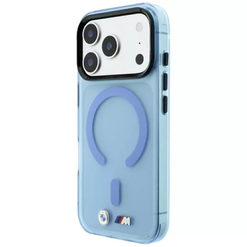 BMW M IML Frosted MagSafe puzdro pre iPhone 18 Pro / 17 Pro - modrá
