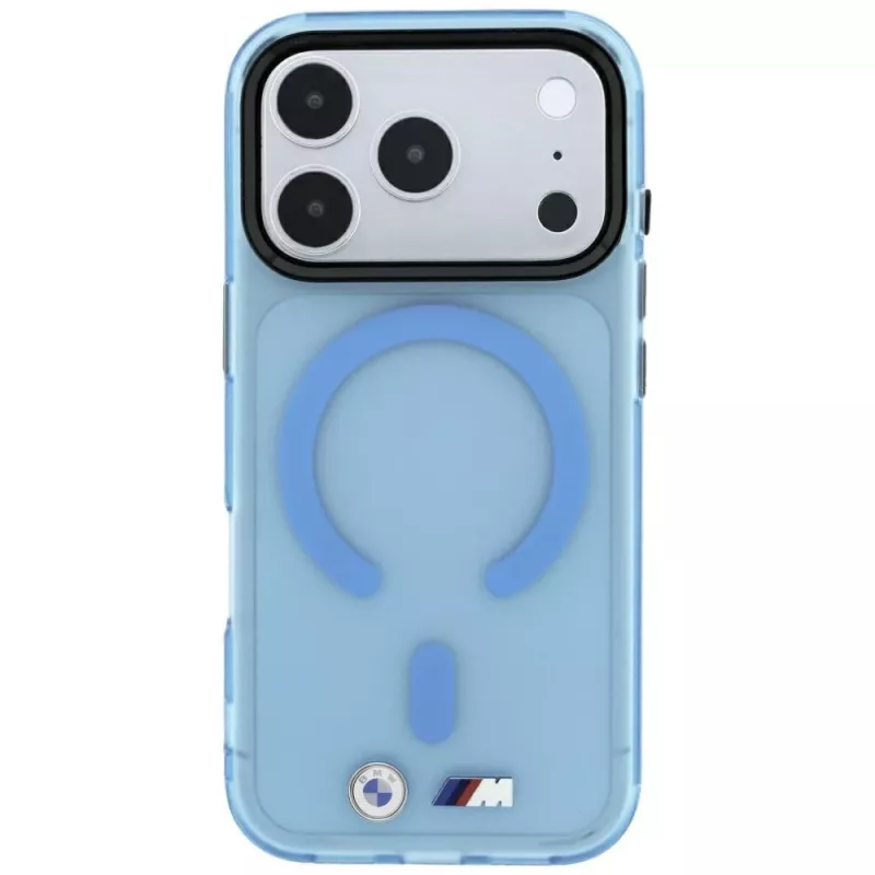 BMW M IML Frosted MagSafe puzdro pre iPhone 18 Pro / 17 Pro - modrá