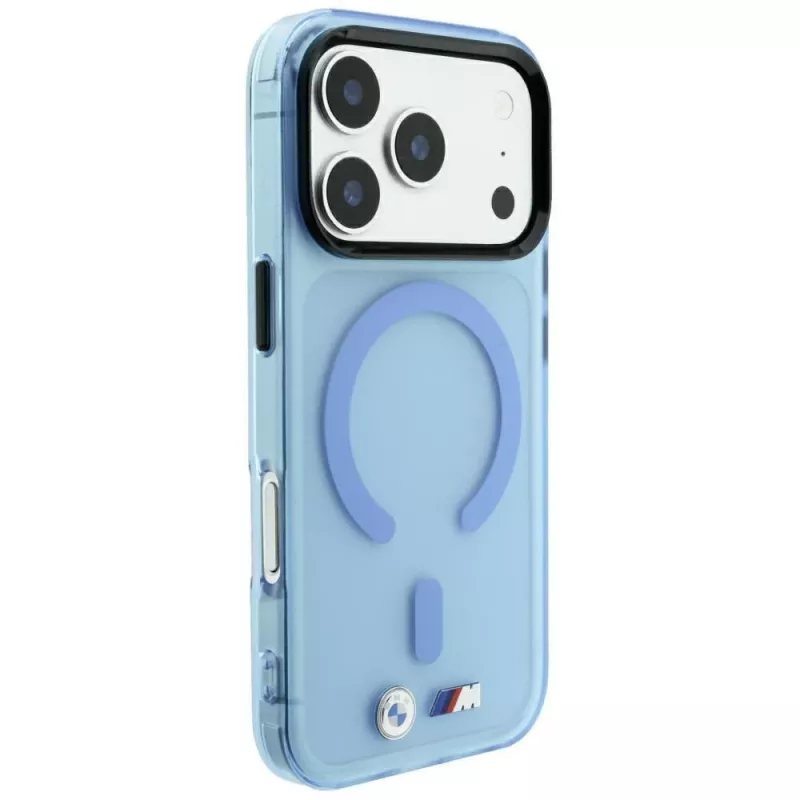 BMW M IML Frosted MagSafe puzdro pre iPhone 18 Pro / 17 Pro - modrá
