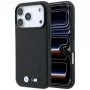 BMW M Carbon Metal Logo MagSafe puzdro pre iPhone 18 Pro Max / 17 Pro Max - čierna