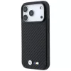 BMW M Carbon Metal Logo MagSafe puzdro pre iPhone 18 Pro Max / 17 Pro Max - čierna