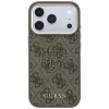 GUESS 4G & Big Resin Logo puzdro pre iPhone 17 Pro / 18 Pro - hnedá