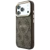 GUESS Embossed 4G Classic MagSafe puzdro pre iPhone 17 Pro Max / 18 Pro Max - hnedá