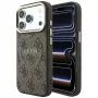GUESS Embossed 4G Classic MagSafe puzdro pre iPhone 17 Pro / 18 Pro - hnedá