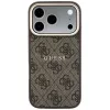GUESS Embossed 4G Classic MagSafe puzdro pre iPhone 17 Pro / 18 Pro - hnedá