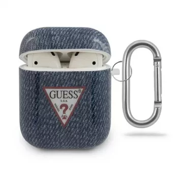 GUESS GUACA2TPUJULDB puzdro AirPods 1/2 tmavomodrá Jeans Collection