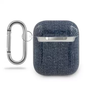 GUESS GUACA2TPUJULDB puzdro AirPods 1/2 tmavomodrá Jeans Collection