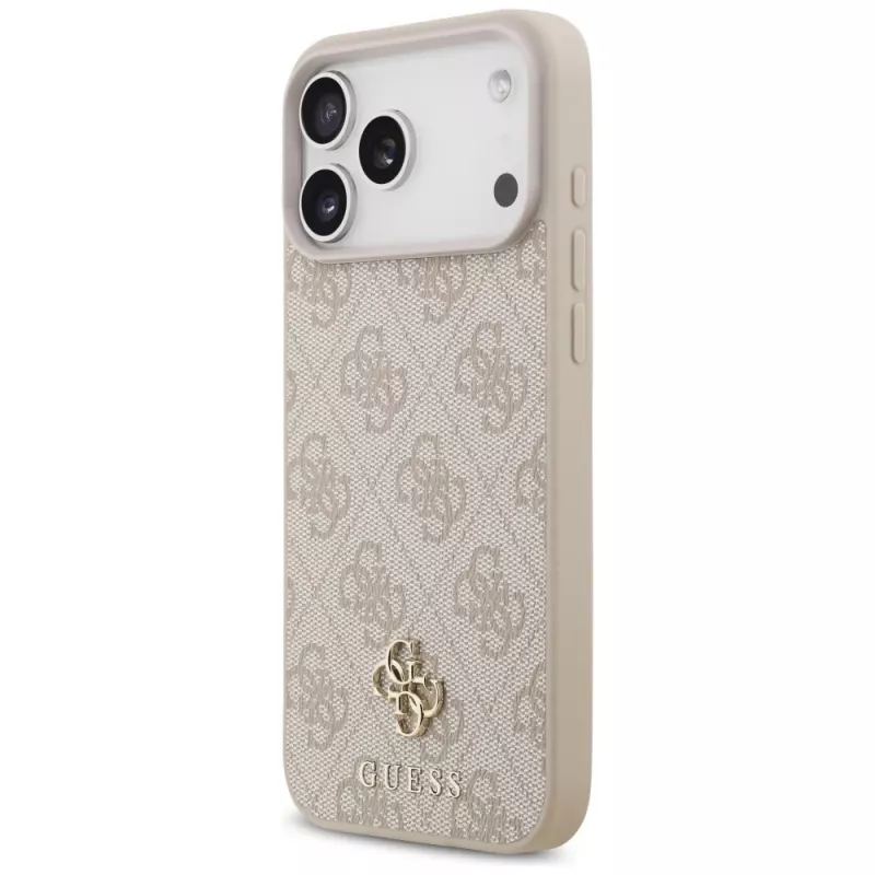 GUESS 4G Small Classic Logo MagSafe puzdro pre iPhone 18 Pro Max / 17 Pro Max - ružová
