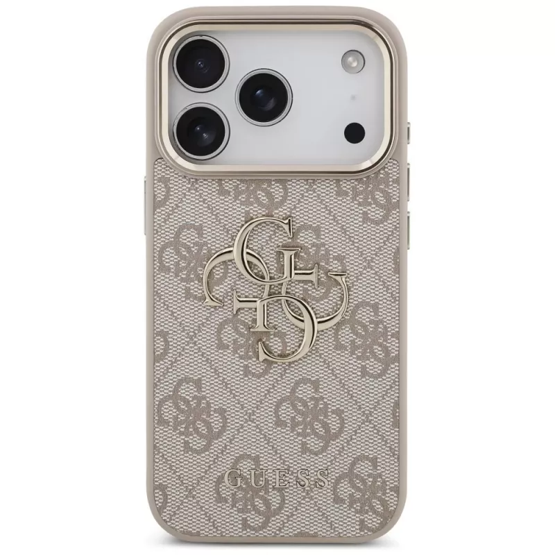 GUESS 4G Big Classic Logo puzdro pre Apple iPhone 17 Pro / 18 Pro - ružové zlato