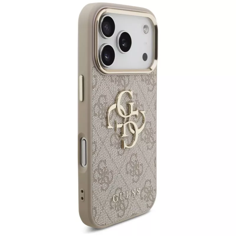 GUESS 4G Big Classic Logo puzdro pre Apple iPhone 17 Pro / 18 Pro - ružové zlato