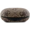 Guess GUTWSP4EGW True Wireless slúchadlá s nabíjacím puzdrom, Bluetooth 5.3, ENC, hnedá 4G Metal