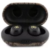 Guess GUTWSP4EGW True Wireless slúchadlá s nabíjacím puzdrom, Bluetooth 5.3, ENC, hnedá 4G Metal