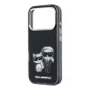 Karl Lagerfeld Karl & Choupette Bodies Sketch Print MagSafe puzdro pre iPhone 18 Pro Max / 17 Pro Max - čierna