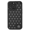 Mercedes-Benz MEHCP13LESPBK hardcase pre iPhone 13 Pro/13 6,1 palca - strieborný vzor hviezd čierna