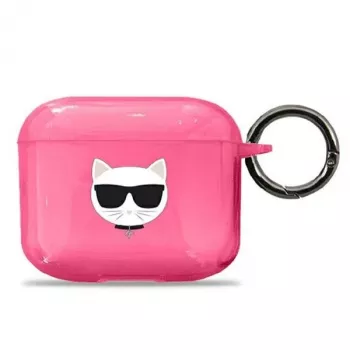 Karl Lagerfeld KLA3UCHFP puzdro AirPods 3 ružová Choupette