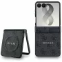 GUESS 4G Classic MagSafe puzdro pre Samsung Galaxy Z Flip8 - čierna