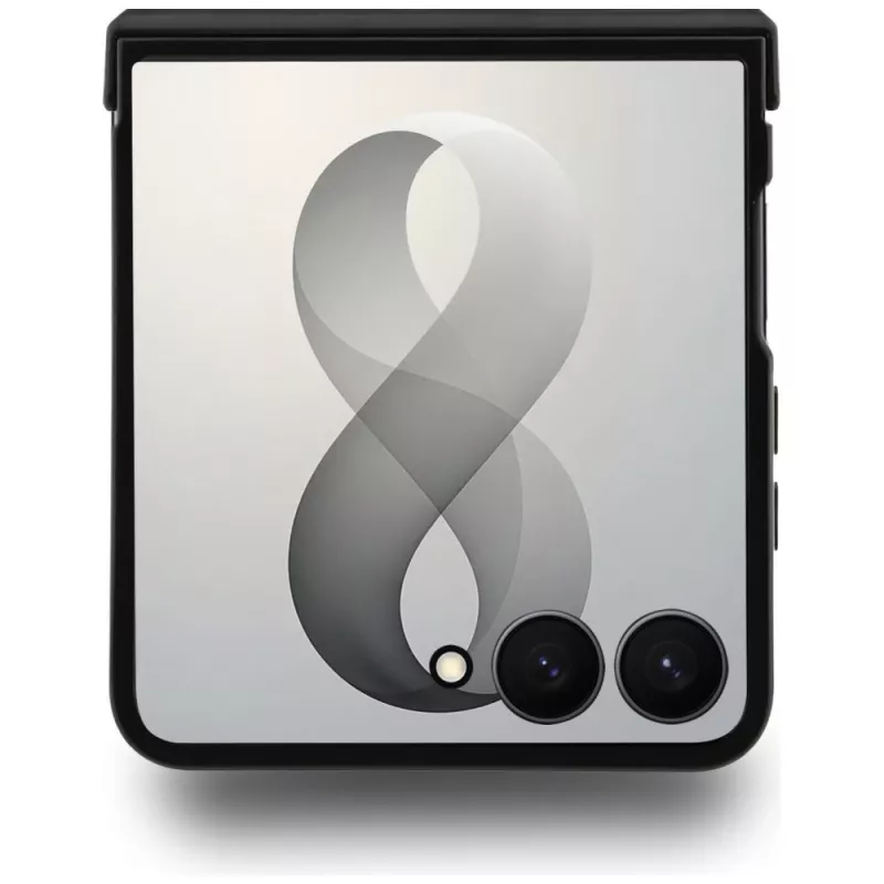 GUESS 4G Classic MagSafe puzdro pre Samsung Galaxy Z Flip8 - čierna