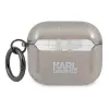 Karl Lagerfeld KLA3UKHGK puzdro AirPods 3 čierna glitter Karl's hlava