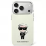 Karl Lagerfeld Smooth Ikonik Sketch MagSafe puzdro pre iPhone 18 Pro / 17 Pro béžová