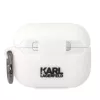 Karl Lagerfeld KLAPRUNIKH puzdro AirPods Pro biela silikón Karl Head 3D