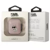 Karl Lagerfeld Ikonik Choupette puzdro AirPods 1/2 ružová