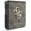 GUESS Big 4G Logo pevné puzdro pre Samsung Galaxy Z Flip4 - hnedá