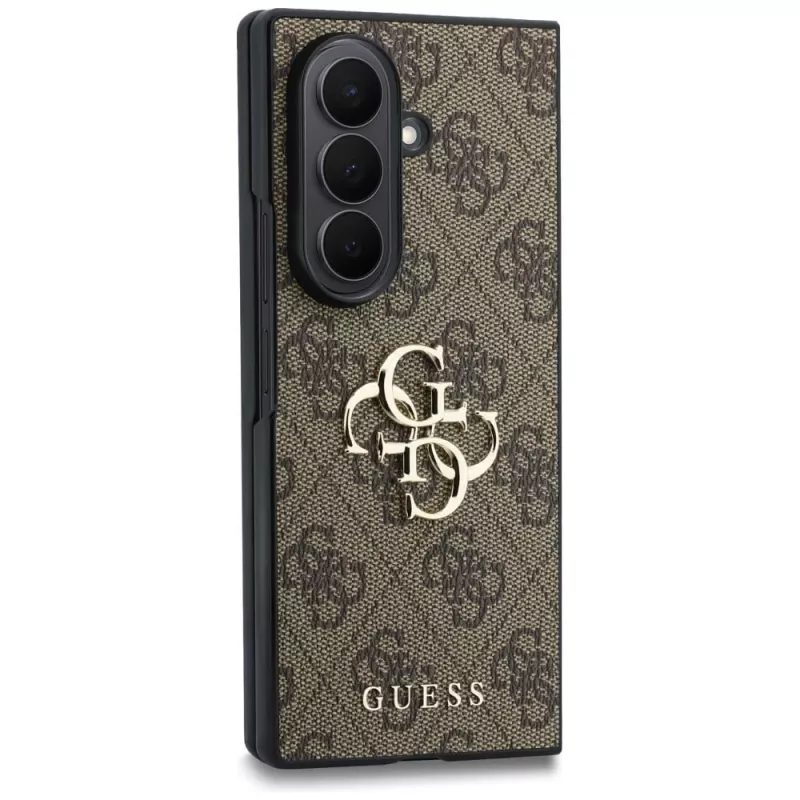 Guess Big 4G Logo puzdro pre Samsung Galaxy Z Fold 8 Ultra - hnedá