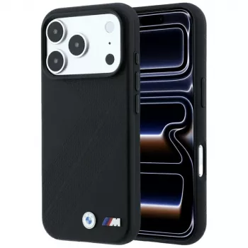 BMW M Tire Track Metal Logo MagSafe puzdro pre iPhone 18 Pro Max / 17 Pro Max - čierna