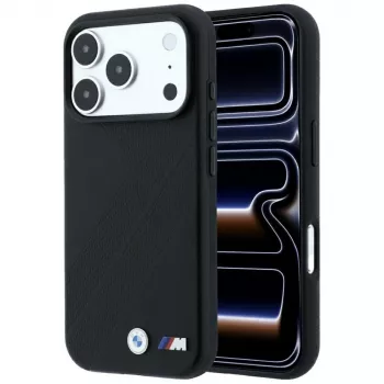 BMW M Tire Track Metal Logo MagSafe puzdro pre iPhone 18 Pro / 17 Pro - čierna