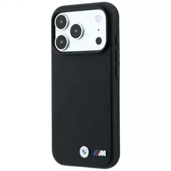BMW M Tire Track Metal Logo MagSafe puzdro pre iPhone 18 Pro / 17 Pro - čierna