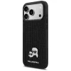 Karl Lagerfeld Rhinestones Karl & Choupette Pin puzdro pre iPhone 17 Pro Max - čierna