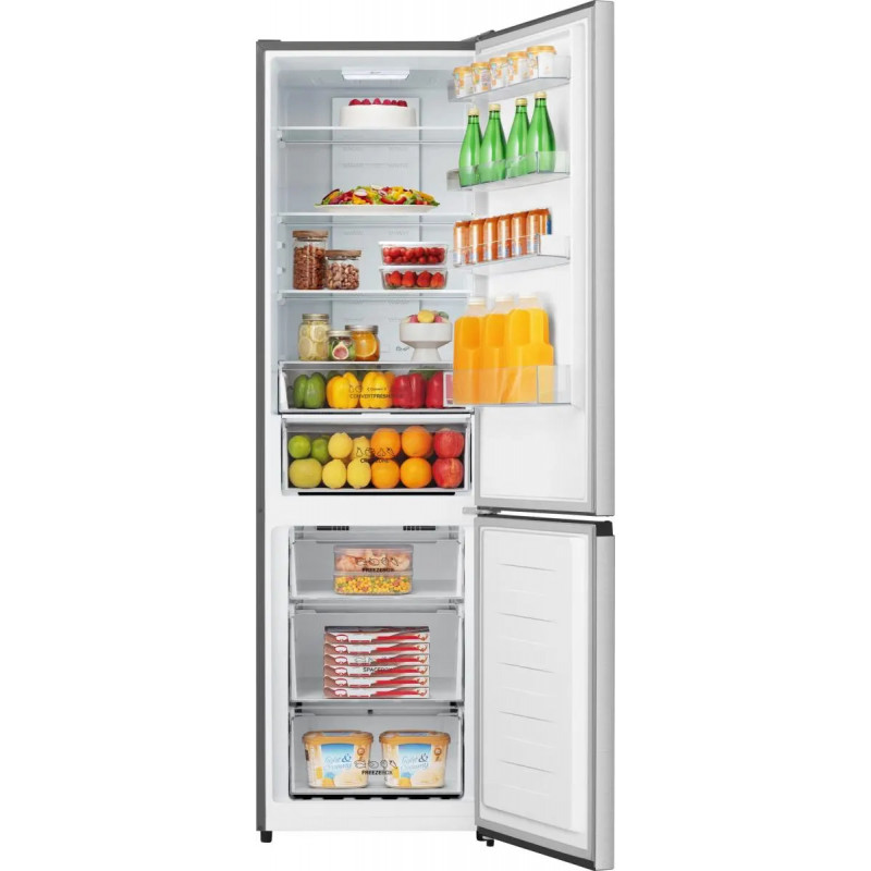 Gorenje NRK620DAXL4 voľne stojaca chladnička s mrazničkou NoFrost Plus, 331 l celkom, Dark Inox, energetická trieda D