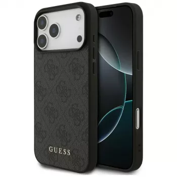 GUESS 4G Classic ochranné puzdro pre iPhone 18 Pro Max / 17 Pro Max - čierna