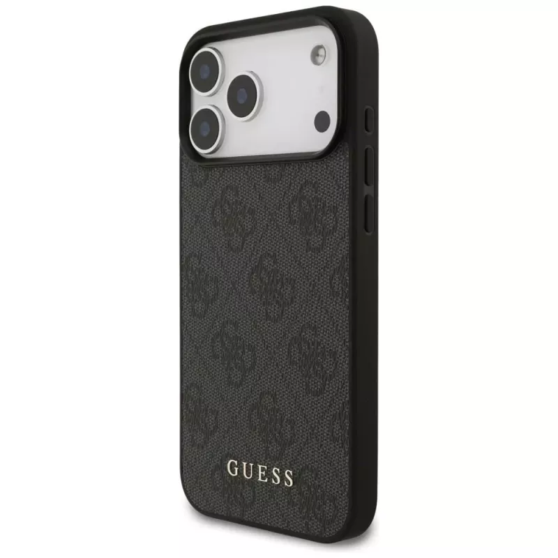 GUESS 4G Classic ochranné puzdro pre iPhone 18 Pro Max / 17 Pro Max - čierna