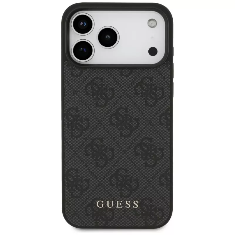 GUESS 4G Classic ochranné puzdro pre iPhone 18 Pro Max / 17 Pro Max - čierna